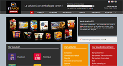 Desktop Screenshot of et-pack.com